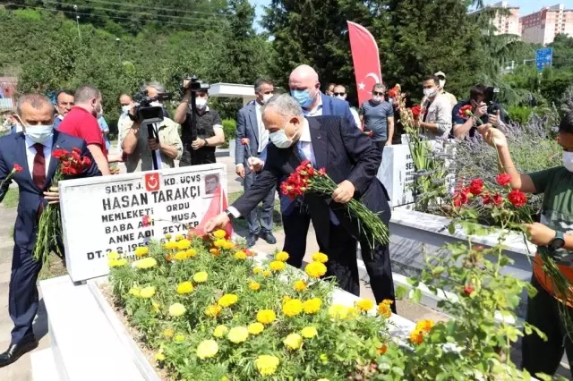 Ordu'da arife gününde şehitlikler ziyaret edildi