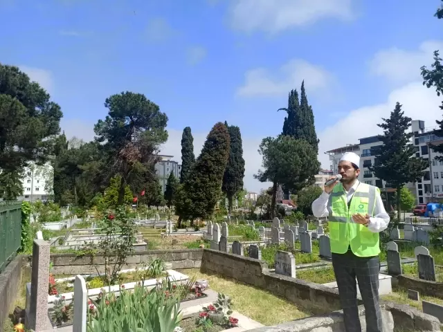Ordu'da kabristanlarda Kur'an-ı Kerim tilaveti