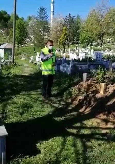 Ordu'da kabristanlarda Kur'an-ı Kerim tilaveti