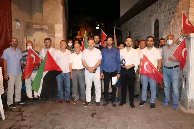 HATAY/OSMANİYE - Fanatik Yahudilerin Mescid'i Aksa'ya saldırıları protesto edildi