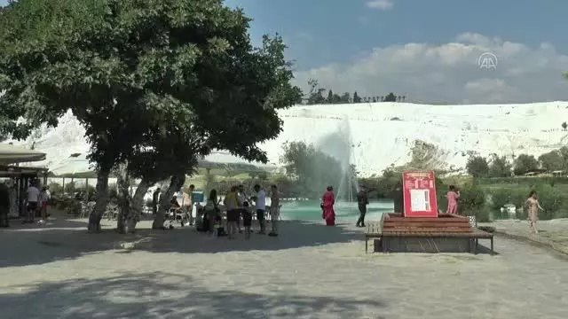 Pamukkale, salgın sonrası dönemin en yüksek ziyaretçi sayısına ulaştı