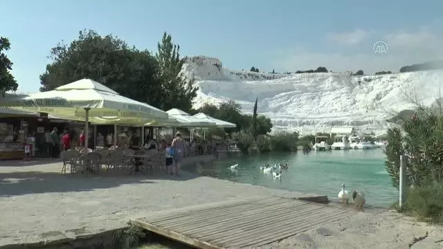 Pamukkale, salgın sonrası dönemin en yüksek ziyaretçi sayısına ulaştı