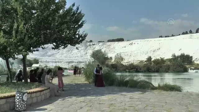 Pamukkale, salgın sonrası dönemin en yüksek ziyaretçi sayısına ulaştı