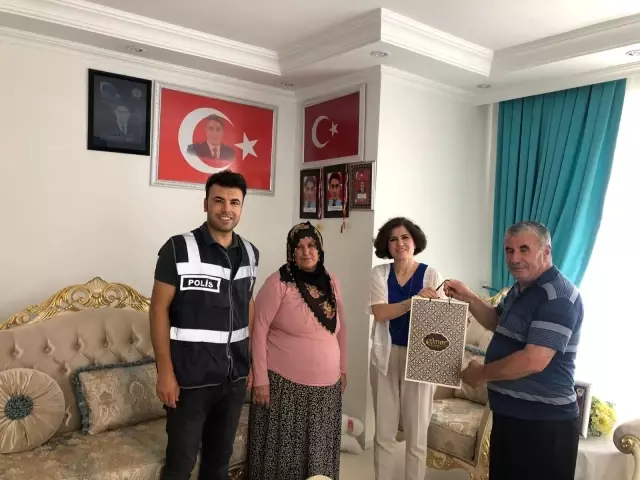 Polis ekipleri, şehit ailelerini ve gazileri unutmadılar