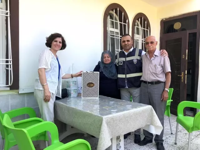 Polis ekipleri, şehit ailelerini ve gazileri unutmadılar