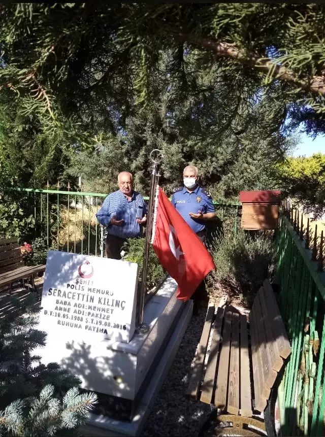 Polis ekipleri, şehit ailelerini ve gazileri unutmadılar