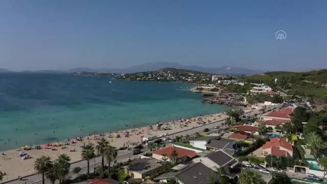 Sahillerdeki bayram yoğunluğundan turizmciler memnun