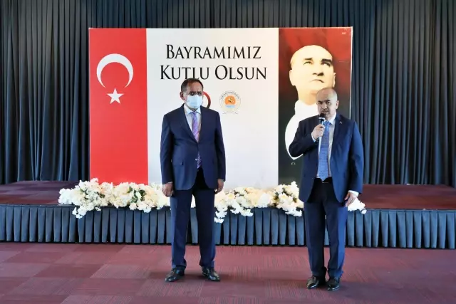 Samsun'da Kurban Bayramı dolayısıyla bayramlaşma töreni düzenlendi