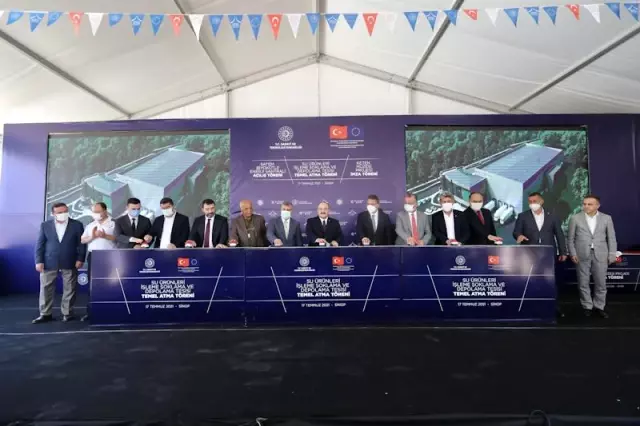 Sanayi ve Teknoloji Bakanı Varank, Sinop'ta Su Ürünleri İşleme Şoklama ve Depolama Tesisi Temel Atma ve SATEM Biyokütle Enerji Santrali Açılış... Sanayi ve Teknoloji Bakanı Varank, Sinop'ta Su Ürünleri İşleme Şoklama ve Depolama Tesisi Temel Atma ve SATEM Biyokütle Enerji Santrali Açılış...