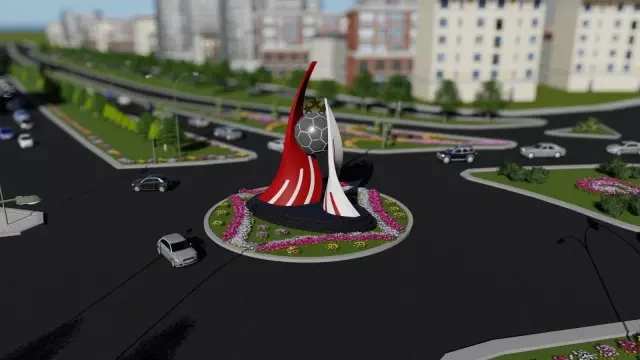 Sivas Belediyesi taraftarın isteği üzerine Sivasspor için meydan düzenlemesi ve anıt yapacak