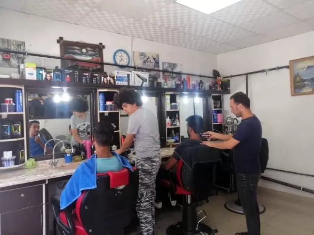 Solhan'da berberlerde arefe günü yoğunluğu