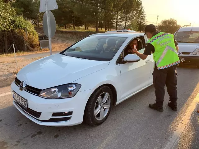 Tokat'ta bayram öncesi trafik denetimi