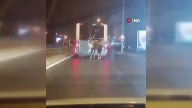 Trafikteki tehlikeli yolculuklar pes dedirtti