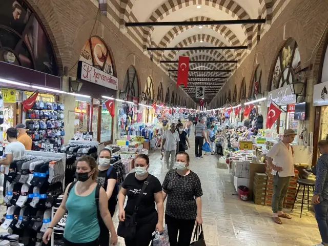 Trakya'da bayram arifesinde alışveriş yoğunluğu