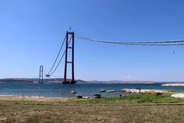 1915 ÇANAKKALE KÖPRÜSÜ'NDE İLK MEGA TABLİYE BLOK MONTAJI YAPILDI