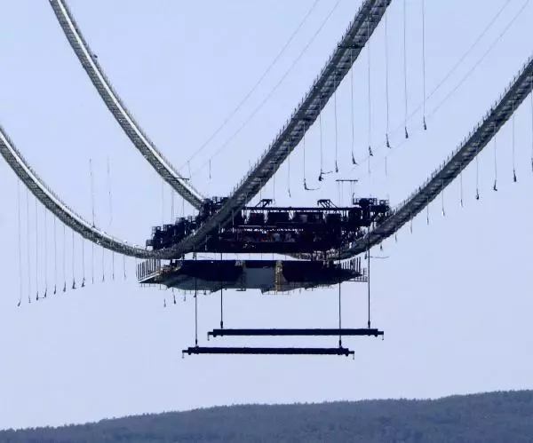 1915 ÇANAKKALE KÖPRÜSÜ'NDE İLK MEGA TABLİYE BLOK MONTAJI YAPILDI