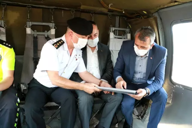 43 ilin geçiş noktası helikopterle havadan denetlendi: Bayramın ilk gününde yollar sakin