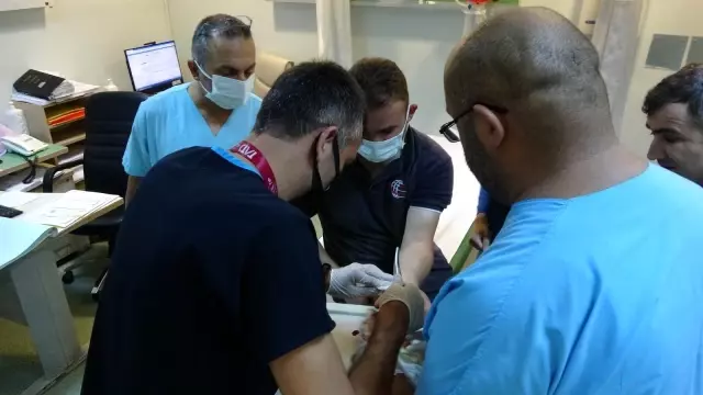 Acemi kasaplar hastanelere koştu