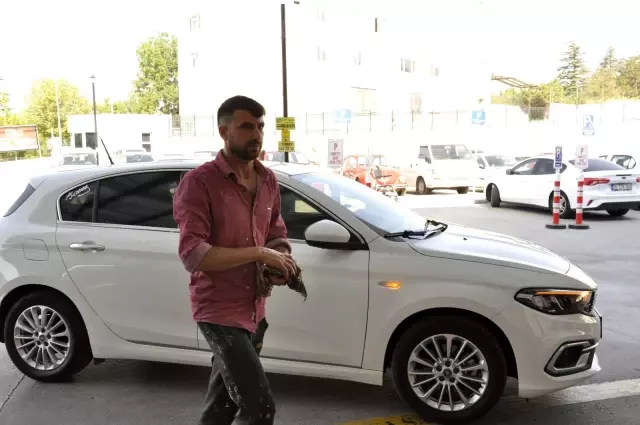 Acemi kasaplar soluğu hastanede aldı