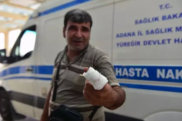 Adana'da acemi kasaplar hastanelere koştu