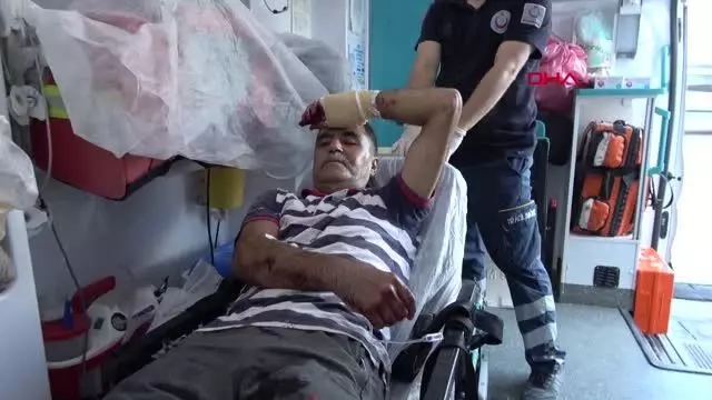 AKSARAY'DA ACEMİ KASAPLAR, KENDİLERİNİ KESTİ