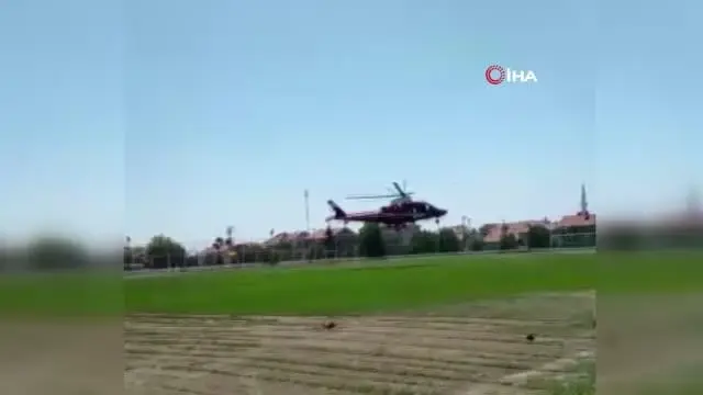 Ambulans helikopterde görevli ATT, Türkiye'nin ikinci defa içini ısıttı