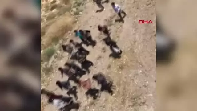 ARAZİDE TOPLUCA İLERLEYEN 113 KAÇAK GÖÇMEN YAKALANDI ARAZİDE TOPLUCA İLERLEYEN 113 KAÇAK GÖÇMEN YAKALANDI