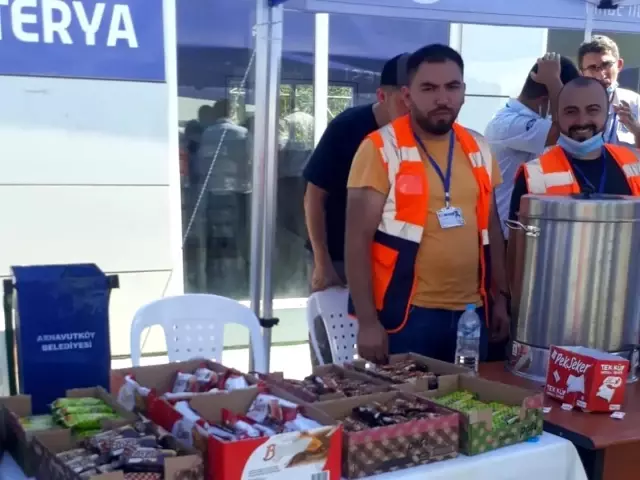 Arnavutköy Belediyesi'nin hijyenik kurban kesim alanına büyük ilgi