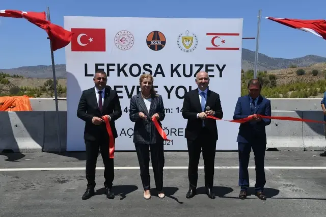 'LEFKOŞA KUZEY ÇEVRE YOLUMUZ, HAYIRLI OLSUN'