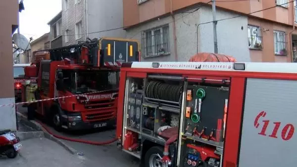 İSTANBUL-BEYOĞLU'NDA MANGAL YAKMAK İSTEYEN AİLENİN EVİNDE YANGIN ÇIKTI