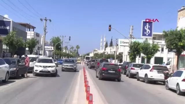 BODRUM'DA BAYRAM TRAFİK YOĞUNLUĞU