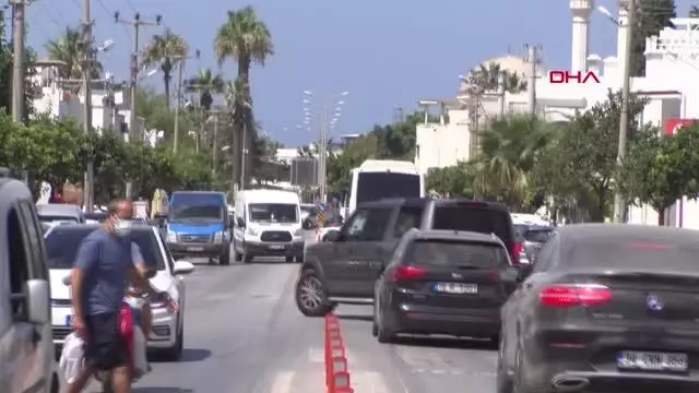 BODRUM'DA BAYRAM TRAFİK YOĞUNLUĞU