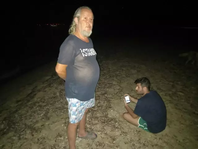 Bozcaada'da zıpkınla balık avlamak için denize giren kişi kayboldu