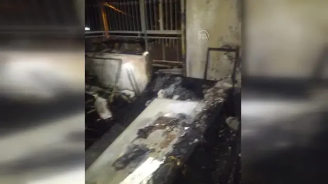 Çıkan yangında bir ev kullanılamaz hale geldi