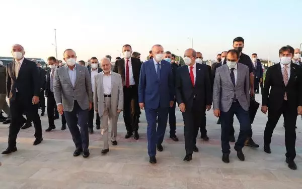 Cumhurbaşkanı Erdoğan: Biz artık Kuzey Güney demek istemiyoruz. Artık Kıbrıs Türkü diyoruz