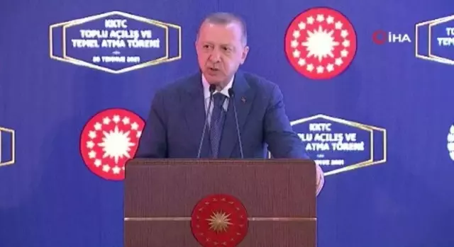 Cumhurbaşkanı Erdoğan, 'Kardeşliğimizi perçinliyoruz''Kıbrıs'taki 19 belediyemiz ile çeşitli kuruluşlarımıza yol yapım ve bakım çalışmaları, alt yapı...