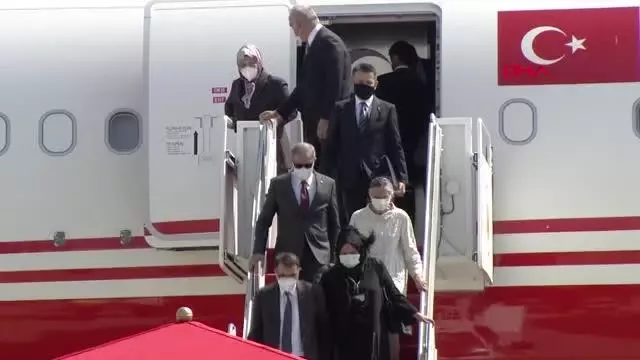 Son dakika haber... Cumhurbaşkanı Erdoğan KKTC'de