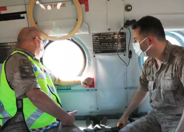 DİYARBAKIR - Jandarma, helikopter destekli denetim yaptı