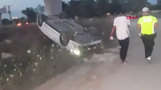 EDİRNE'DE KAZA YAPAN EHLİYETSİZ SÜRÜCÜ BABAM DUYARSA BEN NE YAPACAĞIM