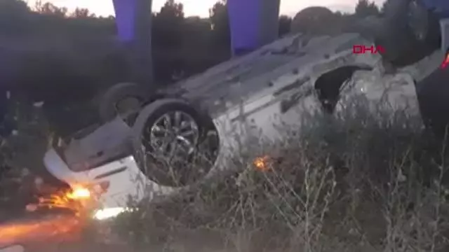 EDİRNE'DE KAZA YAPAN EHLİYETSİZ SÜRÜCÜ BABAM DUYARSA BEN NE YAPACAĞIM