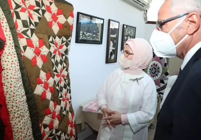 Emine Erdoğan, Girne Belediyesi Sosyal Yaşam Merkezini ziyaret etti