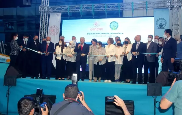 Erzincan Yıldırım Akbulut Havalimanı'nda isim değişikliği töreni