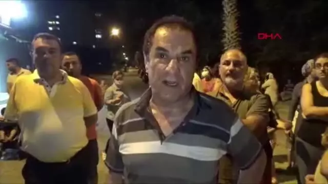 HATAY-İSKENDERUN'DA SULARI 5 GÜNDÜR KESİK OLAN MAHALLELİ SOKAĞA DÖKÜLDÜ