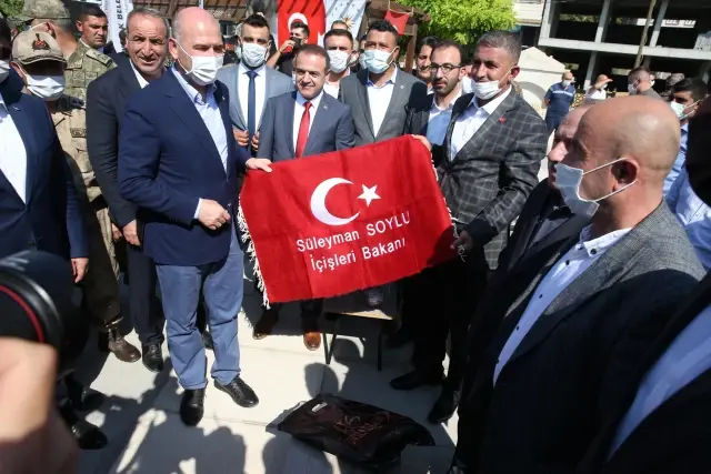 Son dakika haber... İçişleri Bakanı Soylu, Şırnak'ta bayramlaşma programına katıldı Açıklaması