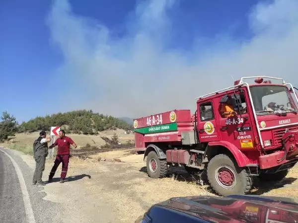 Son dakika haber! KAHRAMANMARAŞ'TA ORMAN YANGINI
