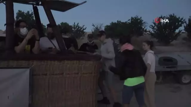Kapadokya'da bayramı gökyüzünde karşıladılar Kapadokya'da bayramı gökyüzünde karşıladılar