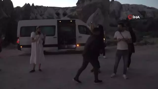 Kapadokya'da bayramı gökyüzünde karşıladılar