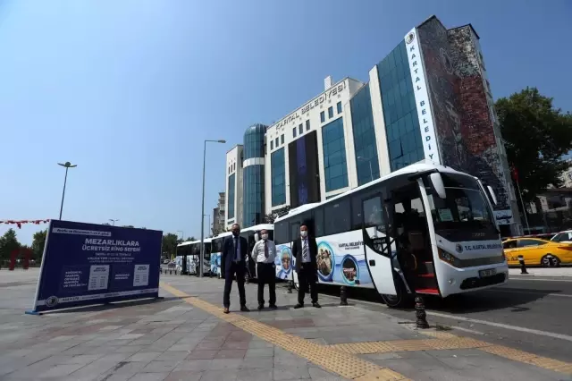 Kartal Belediyesi'nden Kurban Bayramı'nda mezarlıklara ücretsiz ring seferi