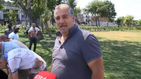 KASIMPAŞA'DA KURBANLIK DANA DENİZE DÜŞTÜ
