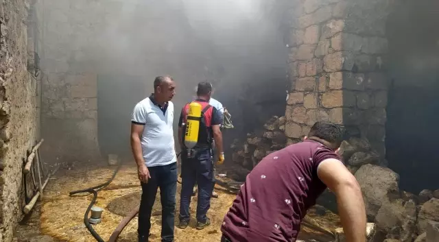 Kereste deposunda korkutan yangın
